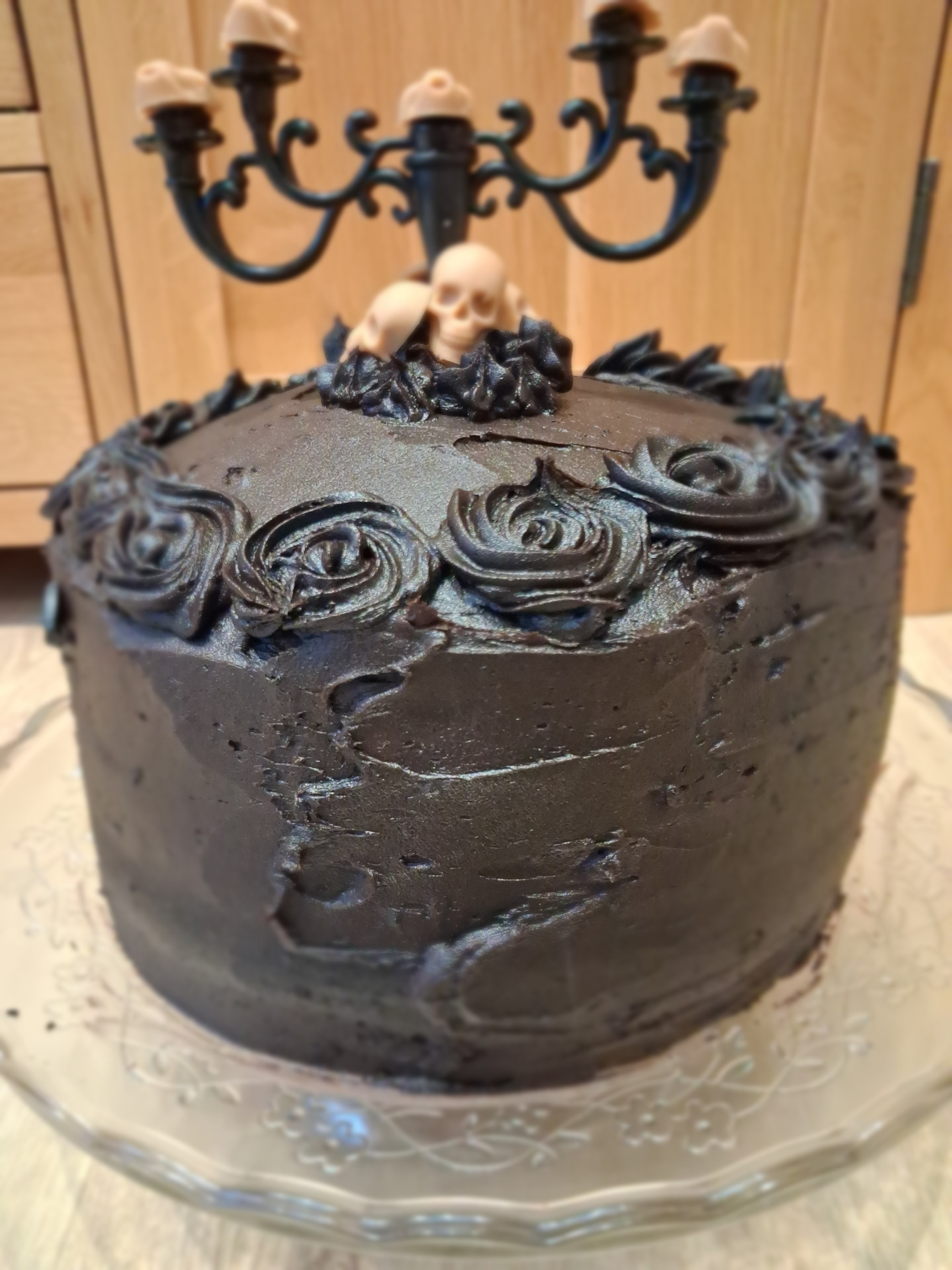 Chocolate Skull Cake